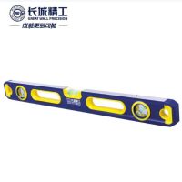 长城精工强磁水平尺专业级铝合金高精度家用贴磁砖工程验收工具1米 185131