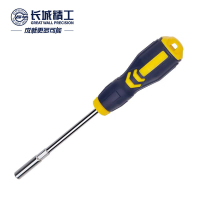 长城精工套筒螺丝批外六角套筒旋具改刀工业级螺丝批套筒6*125mm 275056