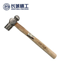 长城精工木柄圆头锤子小型家用小锤子小榔头铁锤钢锤五金工具32oz 252064