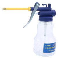 长城精工透明机油壶高压机油枪手动加注器滴壶齿轮润滑注油器300ML 429444