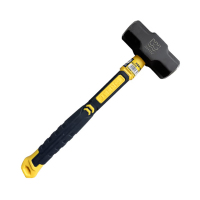 长城精工纤维柄八角锤方头铁锤工地用砸墙锤子大锤砸石头工具16LB 254126