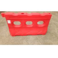 塑料护栏滚塑水马 红色水马围挡 1450*780mm 单位:个