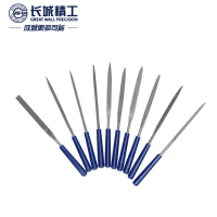 长城精工整形锉金刚石锉刀小型合金三角金钢挫刀打磨工具3*140mm 413902