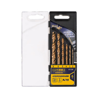 长城精工直柄含钴麻花钻组套不锈钢专用钻头高速钢麻花钻头6件 672206