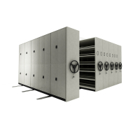 优企 定制密集架手摇式移动档案柜密集柜钢制轨道常规厚度 YQMJJ-1 1000*1000*1000 个