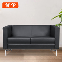 优企 商务办公接待沙发 牛皮 YQSFJYS07-1320BZP 1320*810*710mm 张