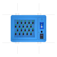 优企 智能钥匙柜指纹刷卡密码钥匙箱挂壁式20位 YQGnFO-G20-1B 800*220*600mm 个