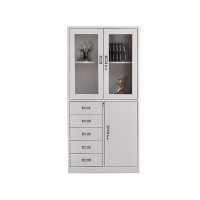 优企 文件柜办公柜 偏五斗文件柜 850*390*1800mm (0.6mm厚) 台