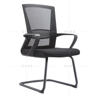 优企 职员椅弓形椅带扶手椅子 560W*590D*980H 张