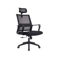 优企 职员电脑椅升降旋转办公椅带头枕椅 670W*570D*1210H 张