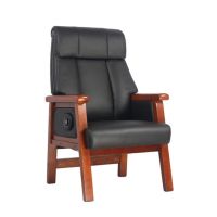 优企 逍遥可躺皮质实木会议办公椅牛皮 700W*780D*1160H 张