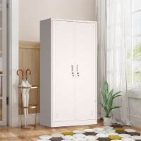 优企 更衣柜员工柜铁皮衣柜铁皮柜储物柜寄存包柜鞋柜宿舍柜 二门更衣柜 加厚款