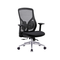 优企 办公职员椅网椅升降转椅铝合金脚办公椅进口网布 630W*600D*1030H 张