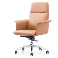 优企 皮质办公椅 中班椅 半牛皮 720*620*1050mm 张