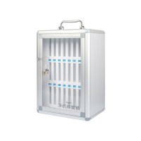 优企 透明手机箱收纳箱保管箱36位 290*190*500 1个