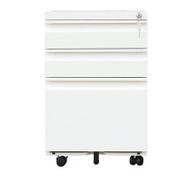 优企 活动柜文件柜矮柜带锁移动抽屉储物边柜资料柜 390*525*600 个