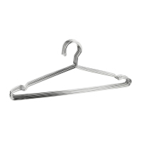 密得赛 不锈钢实心晾衣架 加大加粗45cm宽10个装 衣架 单位:把