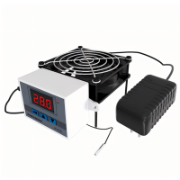 DIY 工控机过热自动启动降温智能温控风扇 12v温控风扇12cm款+12v1a 可设置温度:0-55度 无维保 货期7