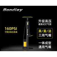 邦得利 打气筒 加长版160PSI[高压泵/带气压表] 单位:个