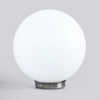 SUK 太阳能灯 太阳能40cm球+不锈钢底座 单位:台