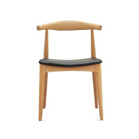 优企 原木色餐桌椅简约现代实木靠背椅写字椅 540*570*780mm 张
