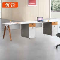优企 职员工位办公桌屏风卡位 YYQ-BGZ-16 2400*600*750mm 张