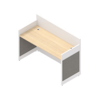 优企 单人职员办公卡座屏风卡位 1400*600*1050mm 组