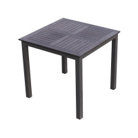 优企 户外露台庭院塑木方桌室外花园阳台方桌餐桌 800W*800D*720H 张