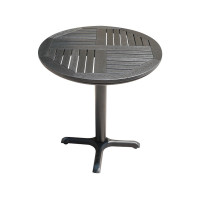 优企 户外庭院方桌室外花园休闲桌阳台露天方桌 70拼花圆立柱桌 700W*700D*720H 张