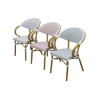 优企 户外庭院花园藤椅阳台室外休闲椅 单管扶手 570W*570D*840H 张