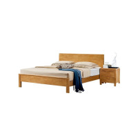 优企 双人床主卧现代简约橡木床卧室床 1.8米 1800*2000*900mm 张