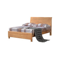 优企 橡木床现代简约主卧双人床 1.8米 1800*2000*1060mm 张