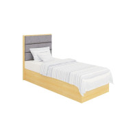 优企 现代简约家具卧室公寓单人床带软包 1000W*2000D*980H 张