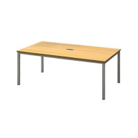 优企 简约浅色会议桌现代办公桌办公家具2米 2000*1000*750mm 张