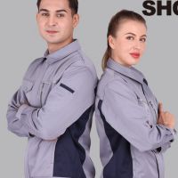 斯卡地尔 春秋工服夹克 PC22TRC2701GB 灰拼蓝 单位:件 货期7天