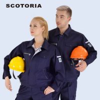 斯卡地尔 免烫工作服上衣 PC15TOJ201NB 藏蓝色 单位:件