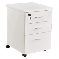 优企 储物活动柜矮柜文件柜三抽屉移动柜 400*400*600mm 个