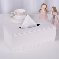 卓玉 皮革纸巾盒 白色大号24*12*8.5cm 无维保 货期7-10天