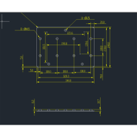 亚克力固定卡板 240*340*10.7mm 货期7-10天