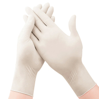洁瑞丹顿 乳胶手套 9寸乳胶手套 盒装 指麻 4.5克 S 50双/盒
