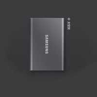 三星 Type-c USB 3.2 移动固态硬盘金属款 T7太空灰 NVMe传输速度1050MB/s 2TB 单位:个
