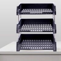 得力 收纳盒 三层文件框文件盘 9209 单位:个