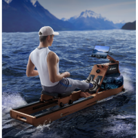 麦瑞克水磁双模划船机升级10桨叶 红橡木非折叠版 MR-950R7H(65kg强磁阻力) 单位:台