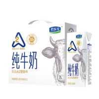君乐宝 纯牛奶3.6g乳蛋白A2 200ml*12 单位:箱