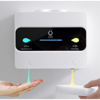欧碧宝 双头洗手液机洗洁精自动感应器 无维保 货期7-10天