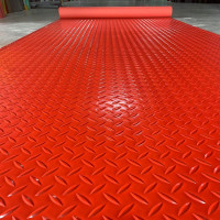 华泰 塑料地垫 人纹 5mm 120*180cm 红色 单位:块