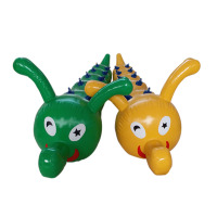 充气毛毛虫道具 成人8人使用颜色随机 单位:个