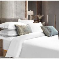 伊伊爱/纯白60*60喷气贡缎酒店公寓四件套/1.5米床/TJ0JD02201637/套