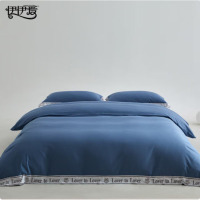 伊伊爱/经典刺绣抗菌防螨纯棉四件套200*230cm/YQY25377/套