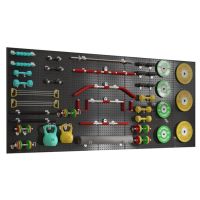 SUK 洞洞板置物架收纳整理挂板架 黑色200*120cm送10个挂钩 单位:件